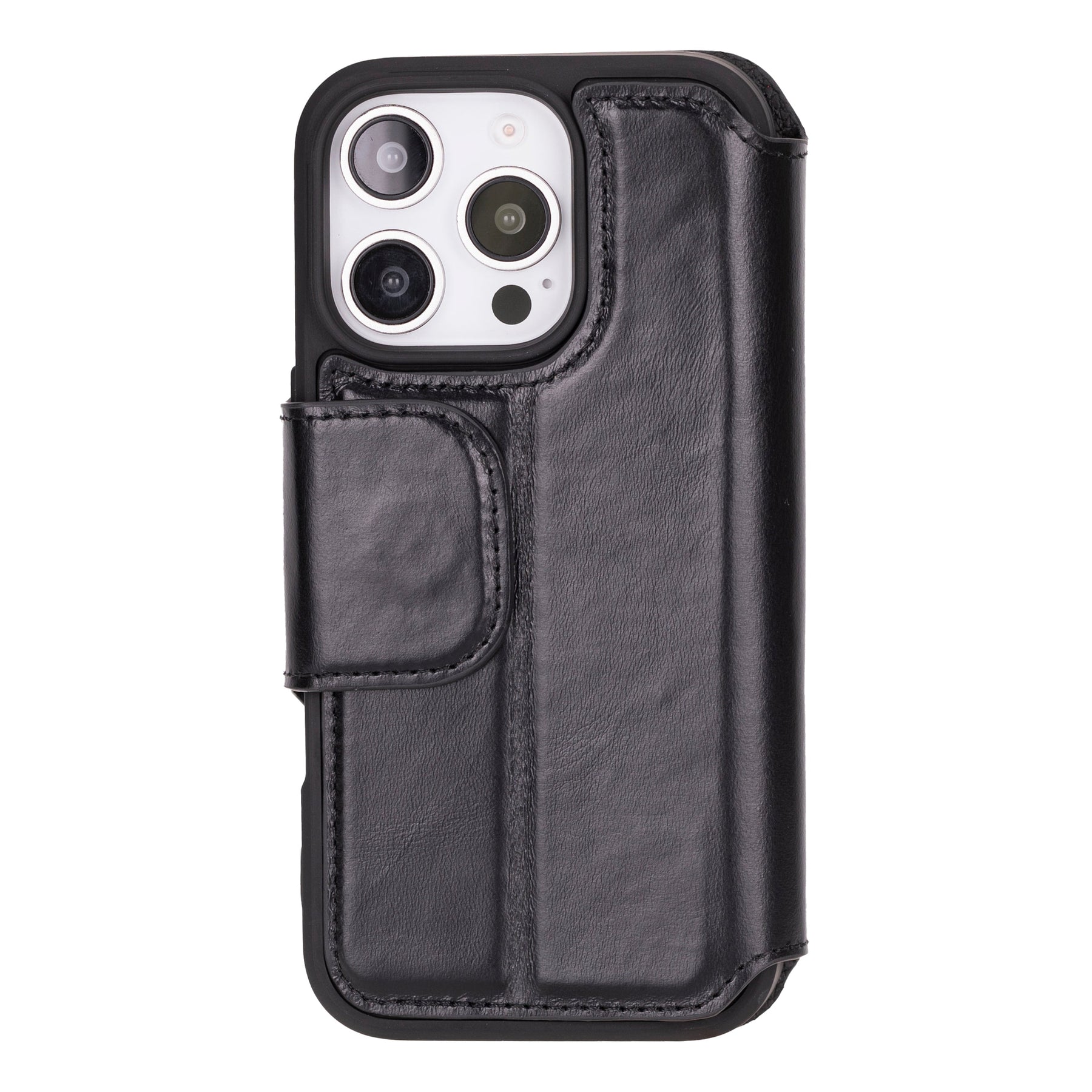 Leather folio case for iPhone 16 Pro Max