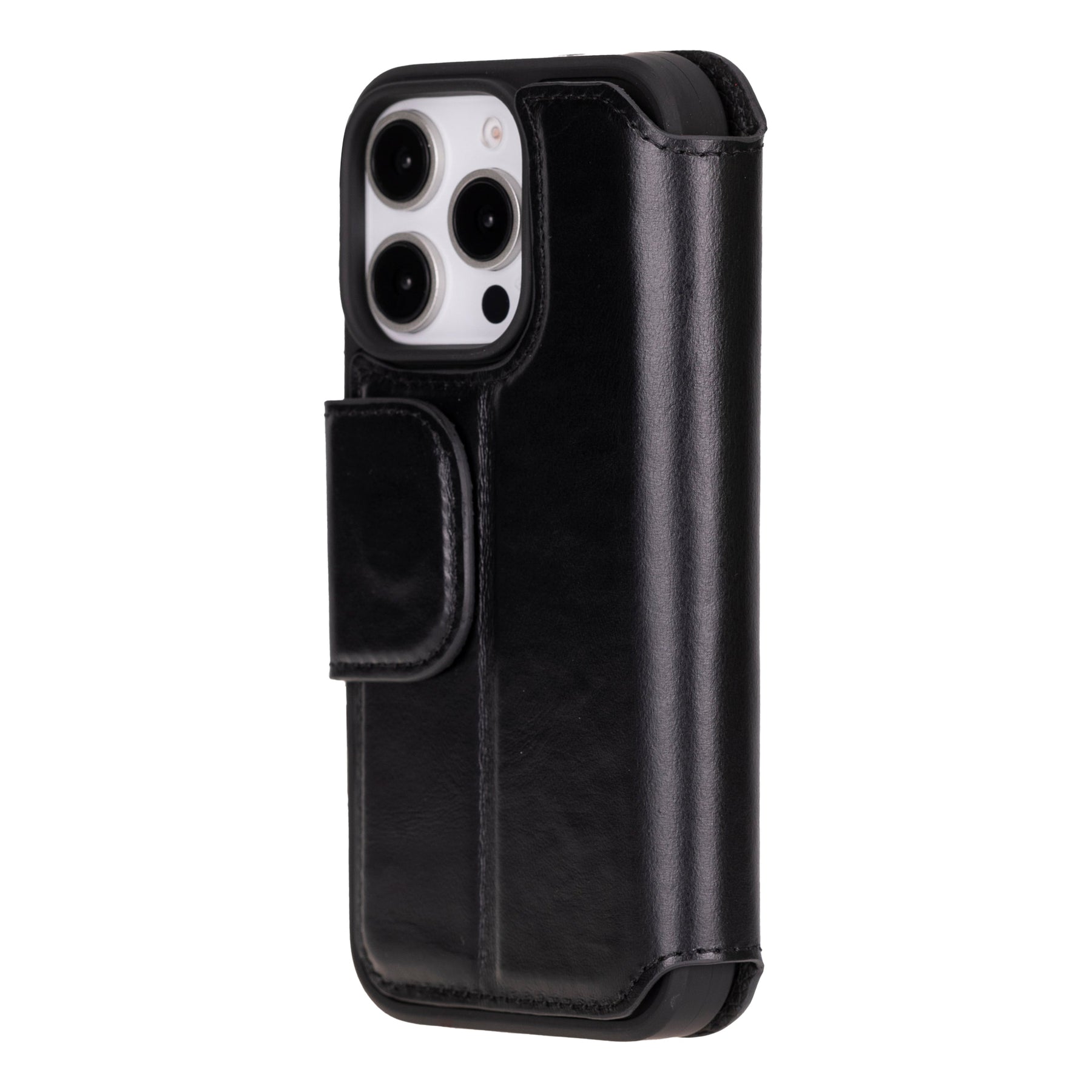 Leather folio case for iPhone 16 Pro Max
