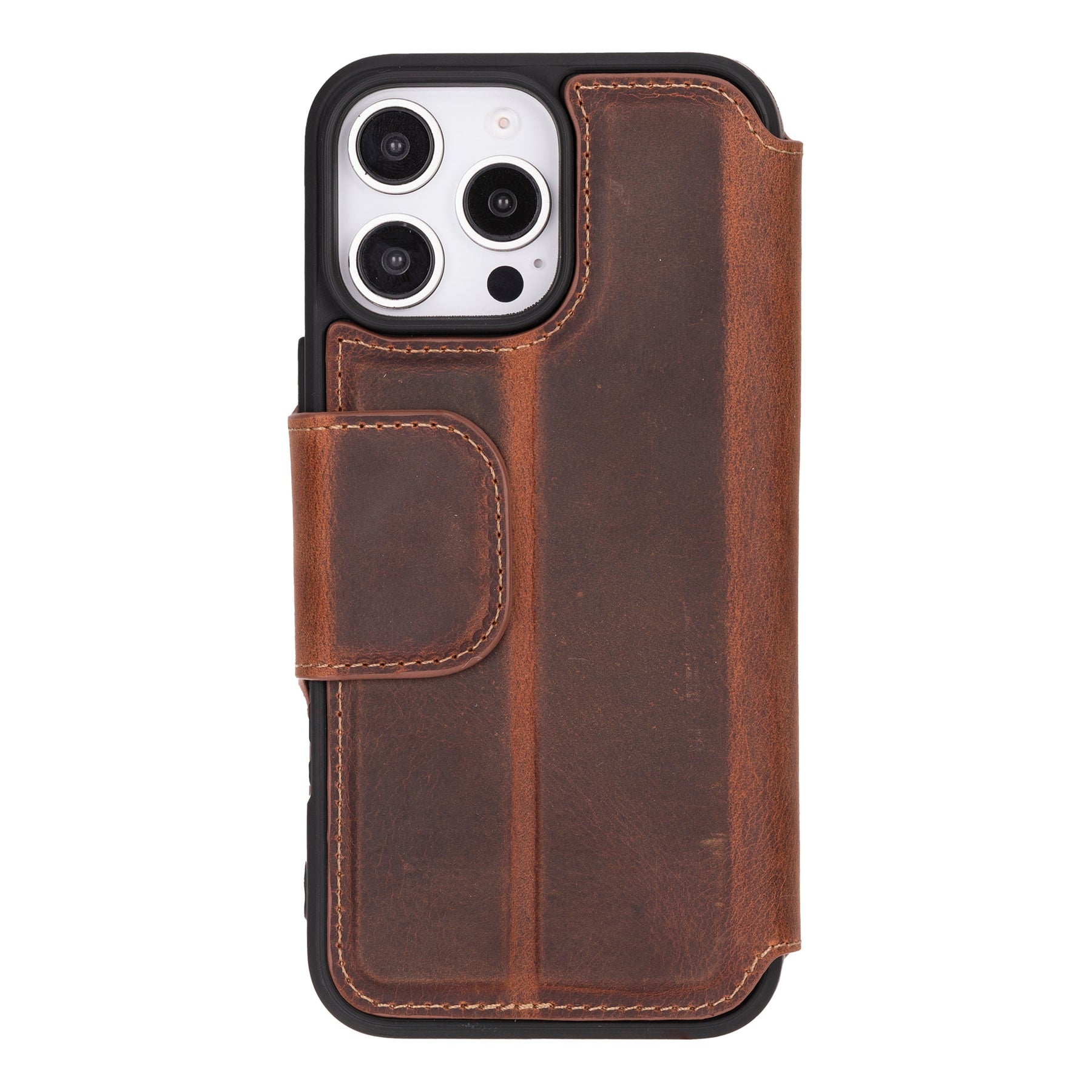Leather folio case for iPhone 16 Pro Max