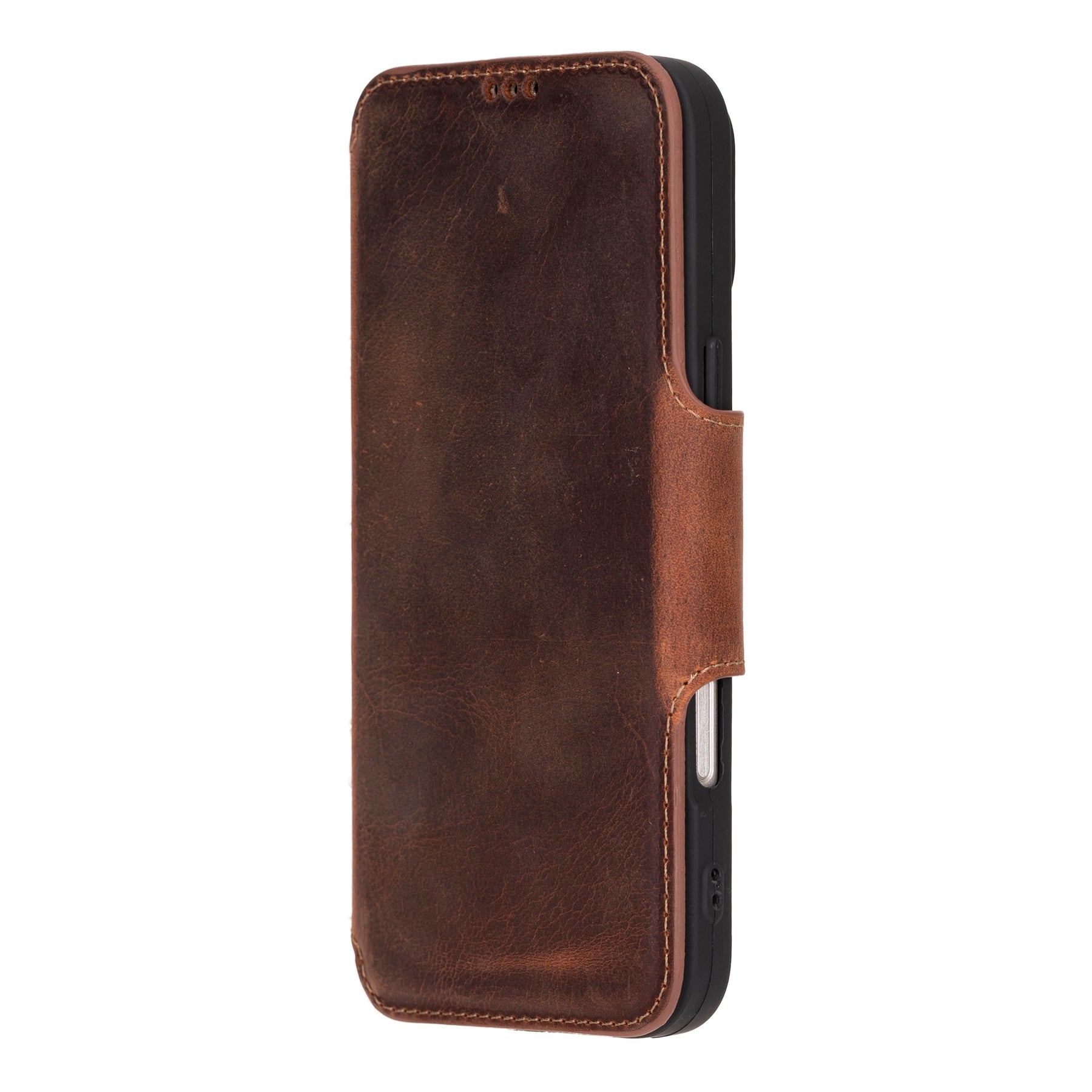 Leather folio case for iPhone 16 Pro Max