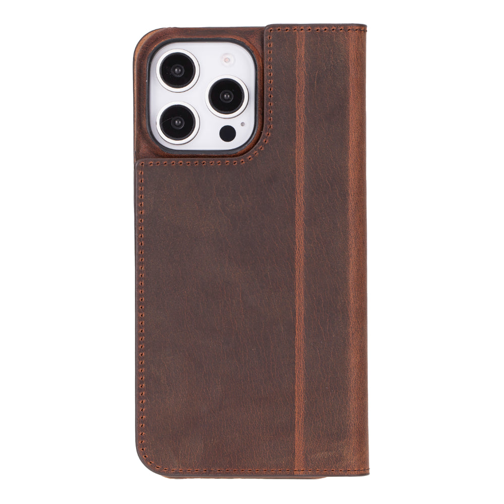 Premium Leather Folio Case for iPhone 16 Pro Max