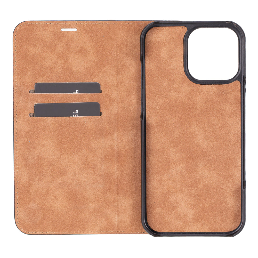 Premium Leather Folio Case for iPhone 16 Pro Max