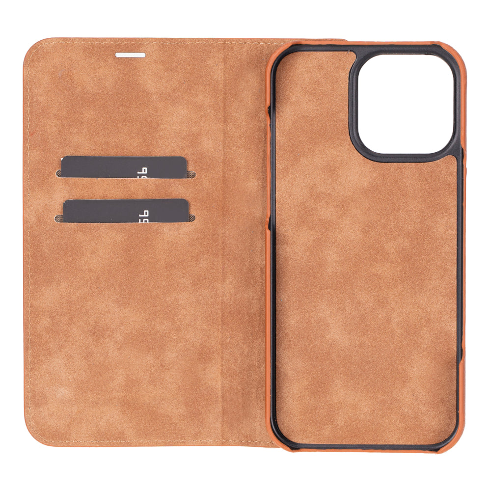 Premium Leather Folio Case for iPhone 16 Pro Max