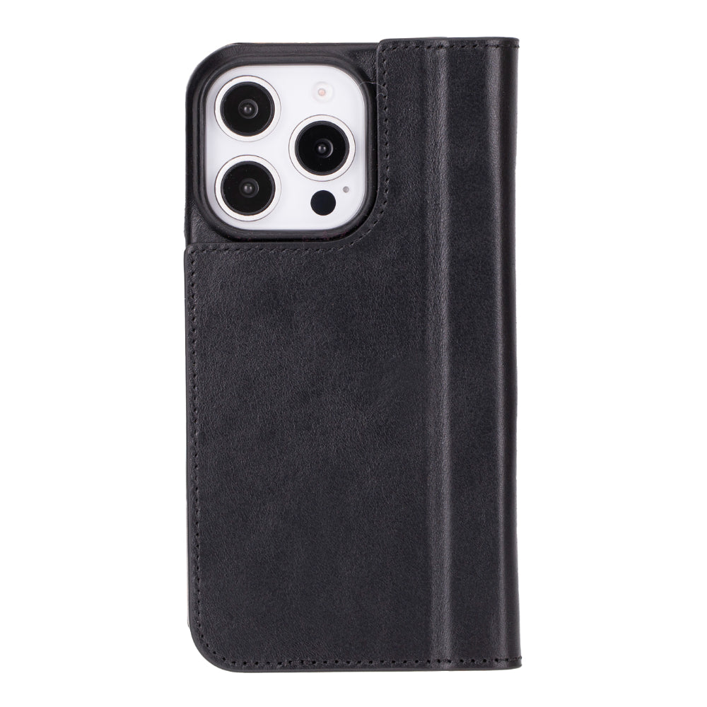Premium Leather Folio Case for iPhone 16 Pro