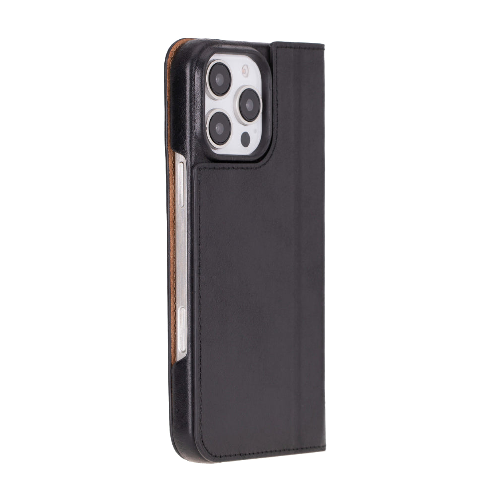 Premium Leather Folio Case for iPhone 16 Pro