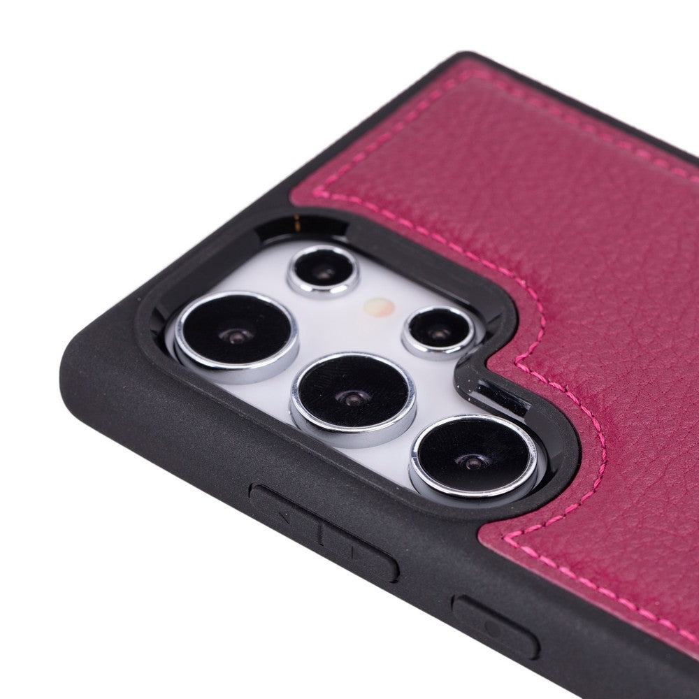 Flex Cover Samsung-Serie Echtleder-Rückseite / FXC