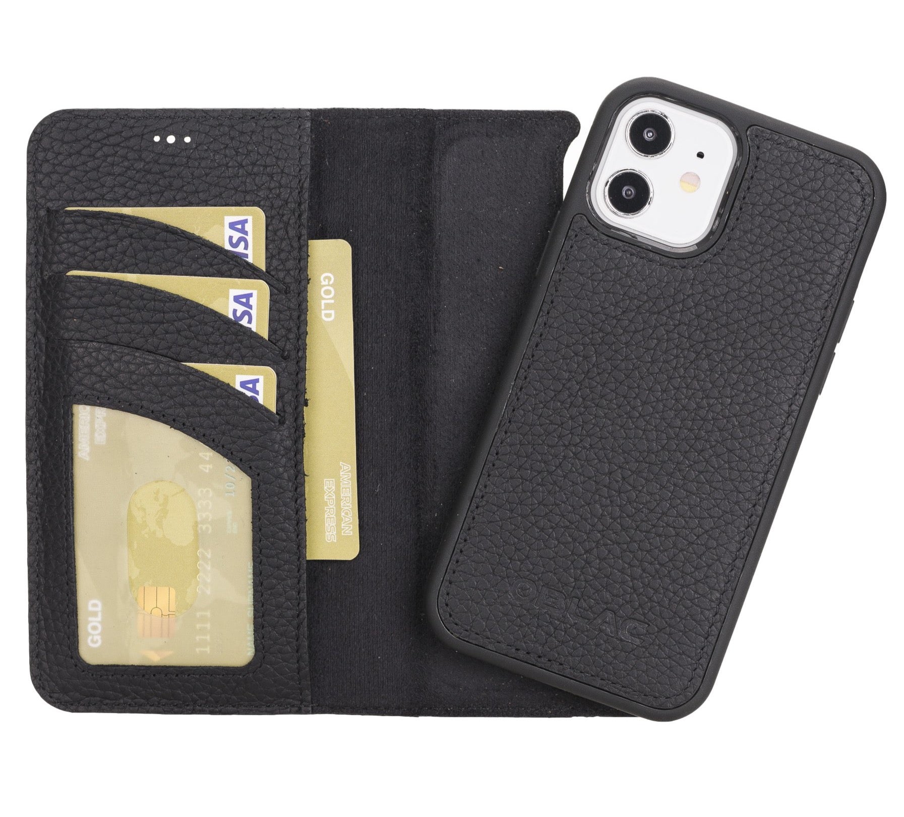 Magic Case iPhone 12 (6.1") - Kaviaar Zwart - Oblac