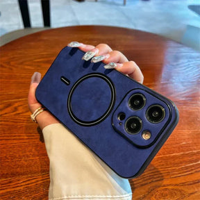 Slank MagSafe-Hoesje Voor iPhone Met Textuur