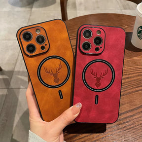 Achterzijde van een slank iPhone-hoesje met MagSafe-ring