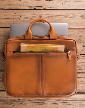  Apollo Geniun Leather Laptop Bag For 13"