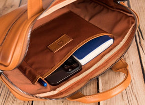 Apollo Geniun Leather Laptop Bag 13'' / BRN4EF