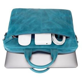 Apollo Leren Business Briefcase/Laptoptas 14”