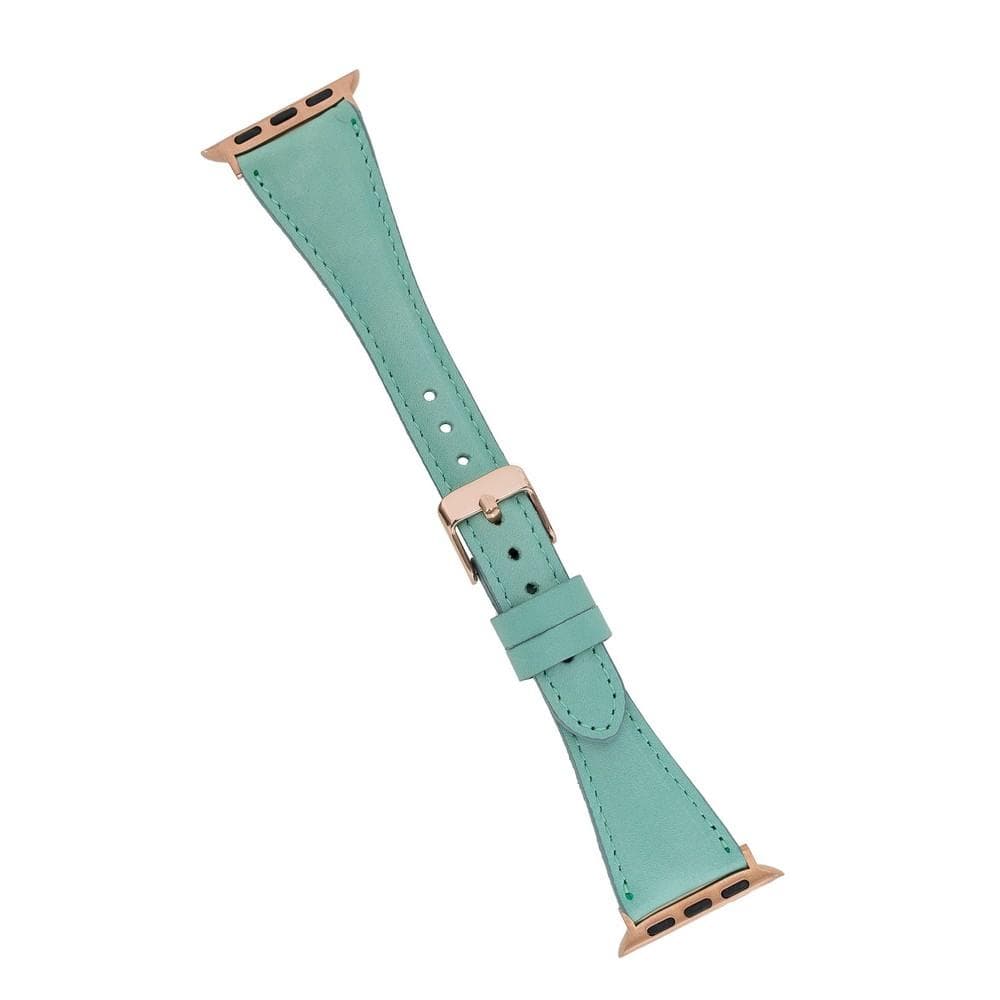 Classic Slim Style Genuine Leather Apple Watch Band 