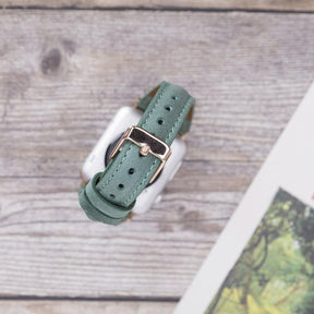 Classic Slim Style Genuine Leather Apple Watch Band 