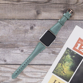 Classic Slim Style Genuine Leather Apple Watch Band 