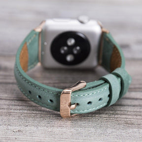 Classic Slim Style Genuine Leather Apple Watch Band 