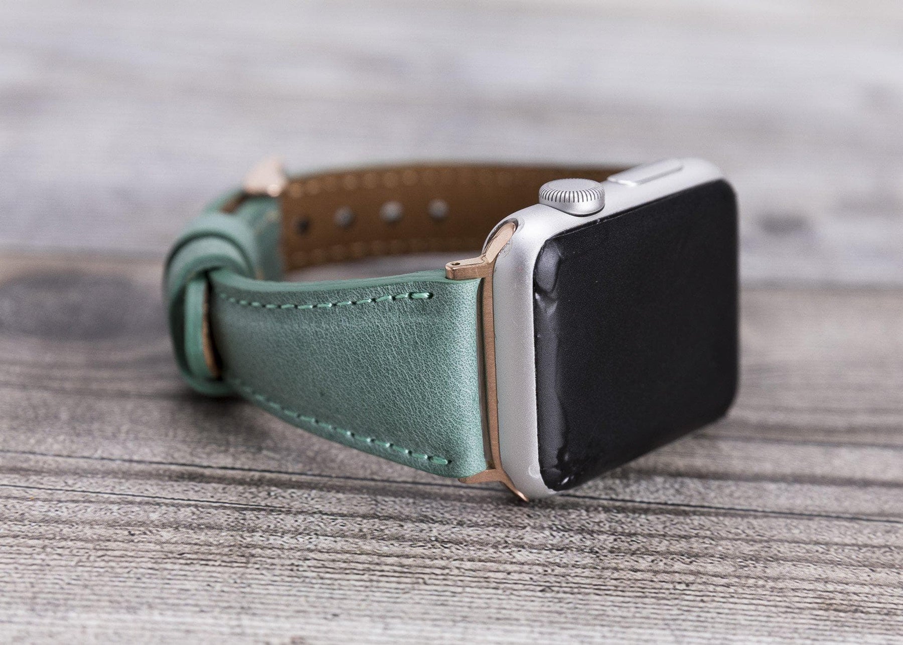 Classic Slim Style Genuine Leather Apple Watch Band 
