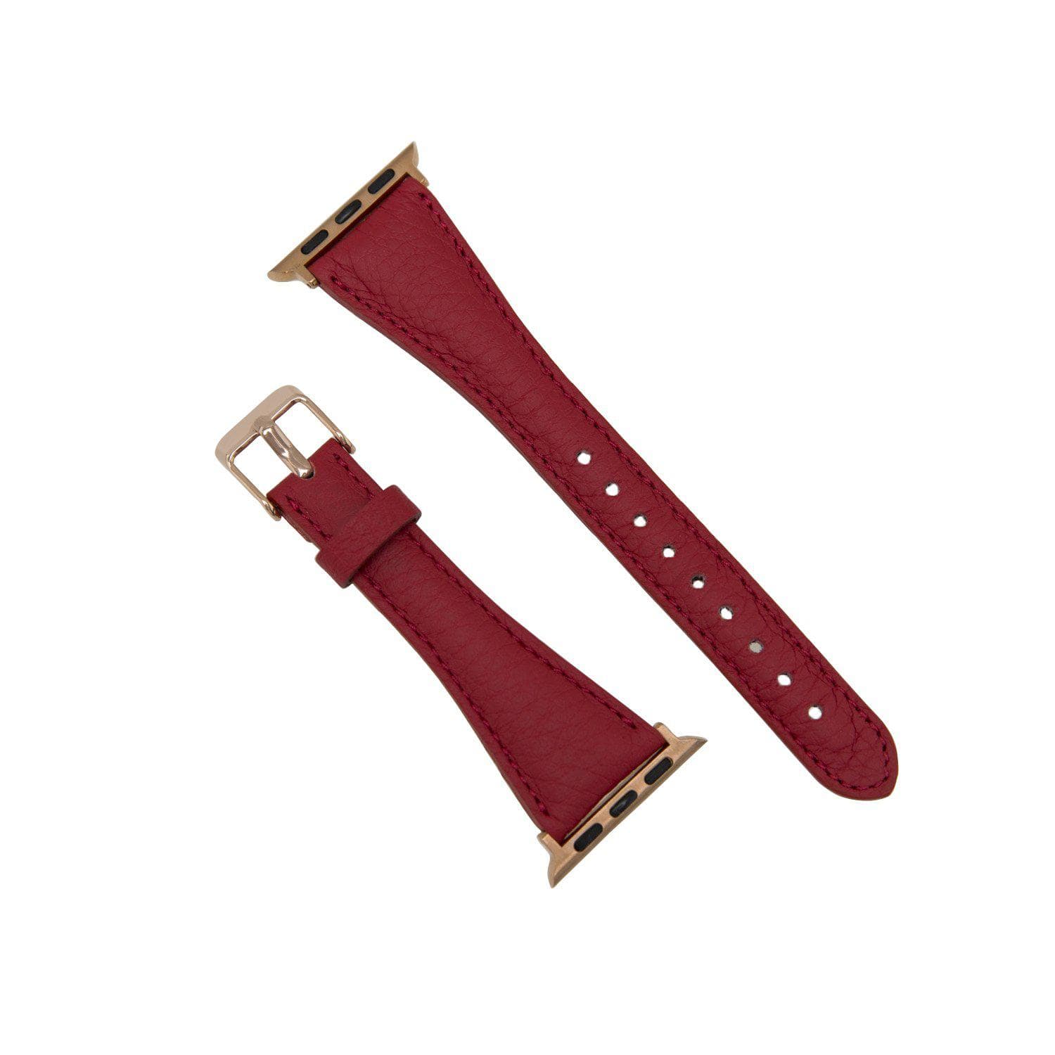 Classic Slim Style Genuine Leather Apple Watch Band 