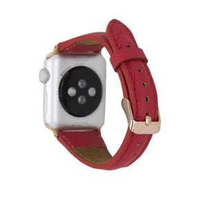Classic Slim Style Genuine Leather Apple Watch Band 