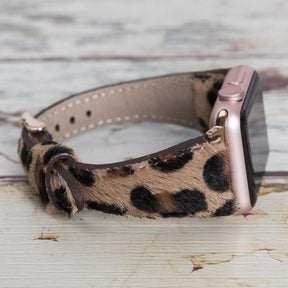 Classic Slim Style Genuine Leather Apple Watch Band 