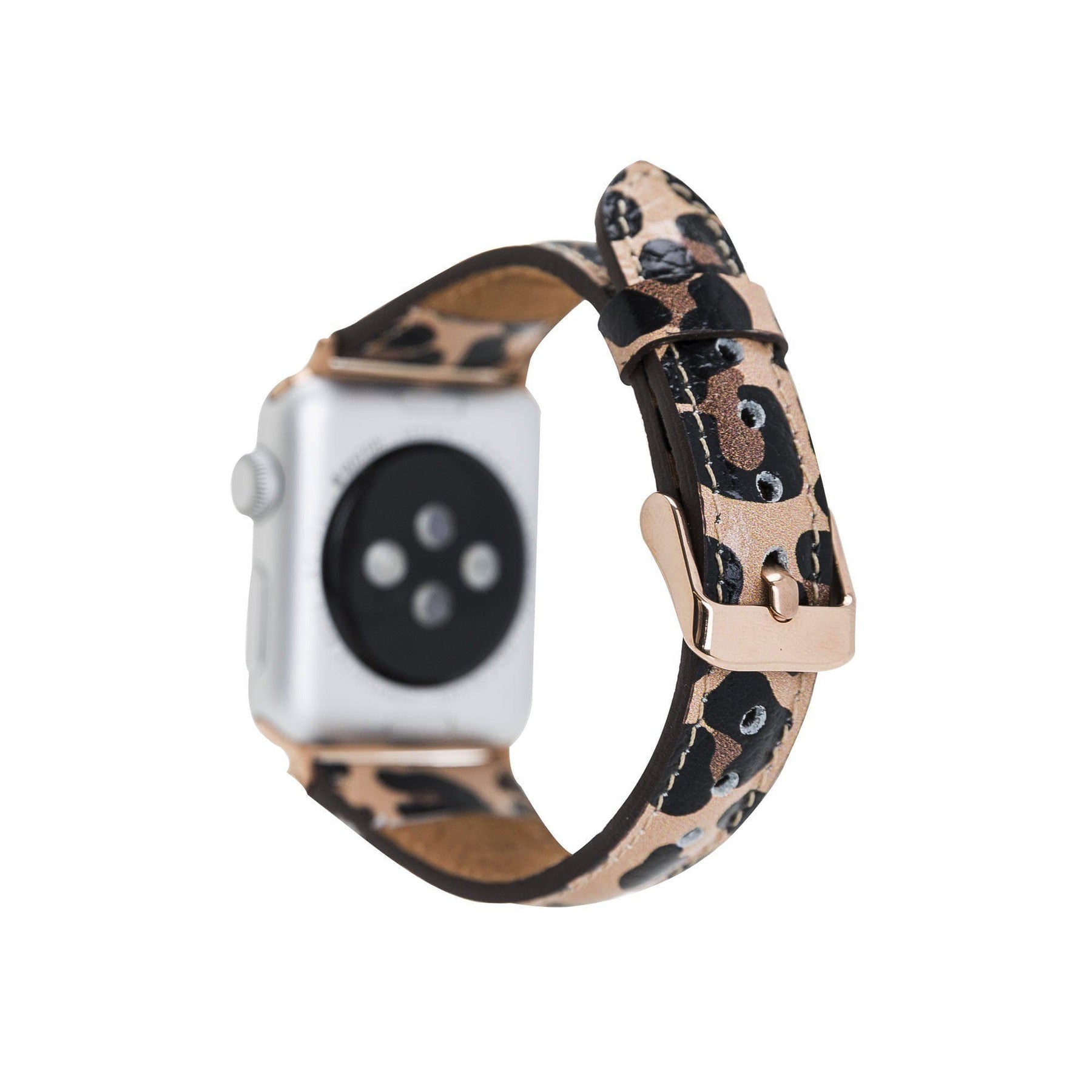 Classic Slim Style Genuine Leather Apple Watch Band 