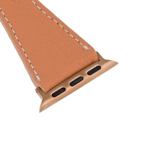 Classic Slim Style Genuine Leather Apple Watch Band 