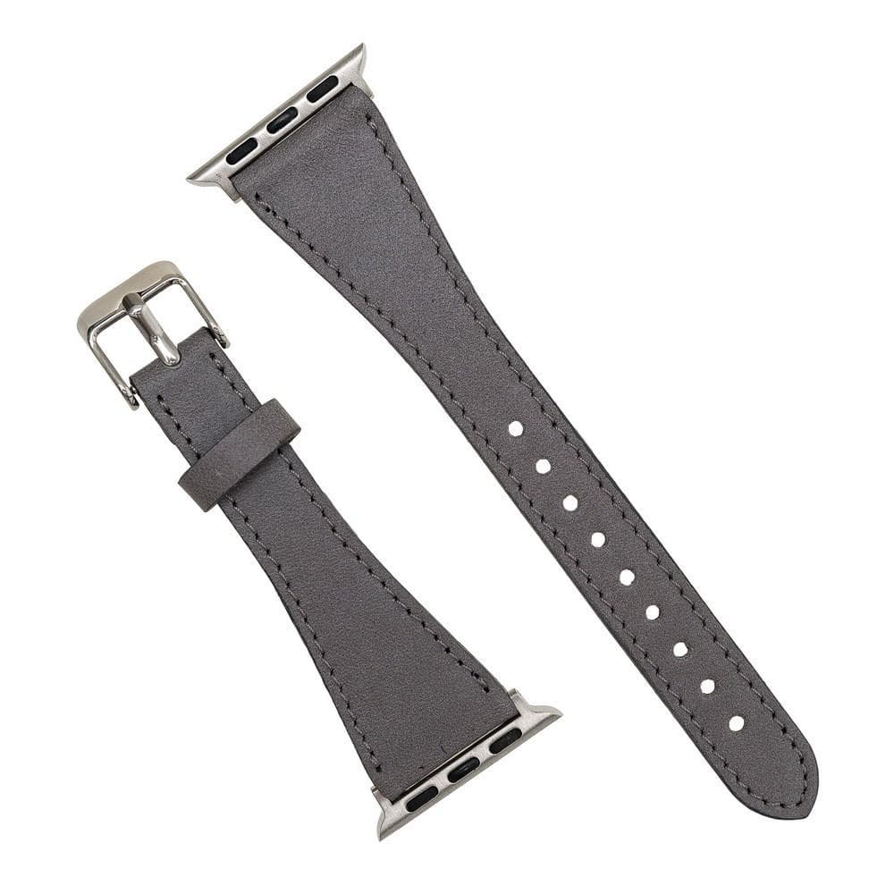 Classic Slim Style Genuine Leather Apple Watch Band 