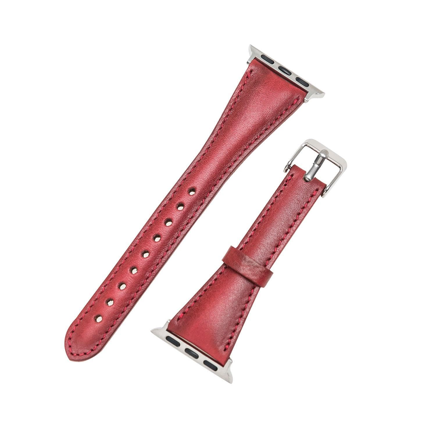 Classic Slim Style Genuine Leather Apple Watch Band 