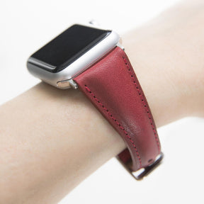 Classic Slim Style Genuine Leather Apple Watch Band 