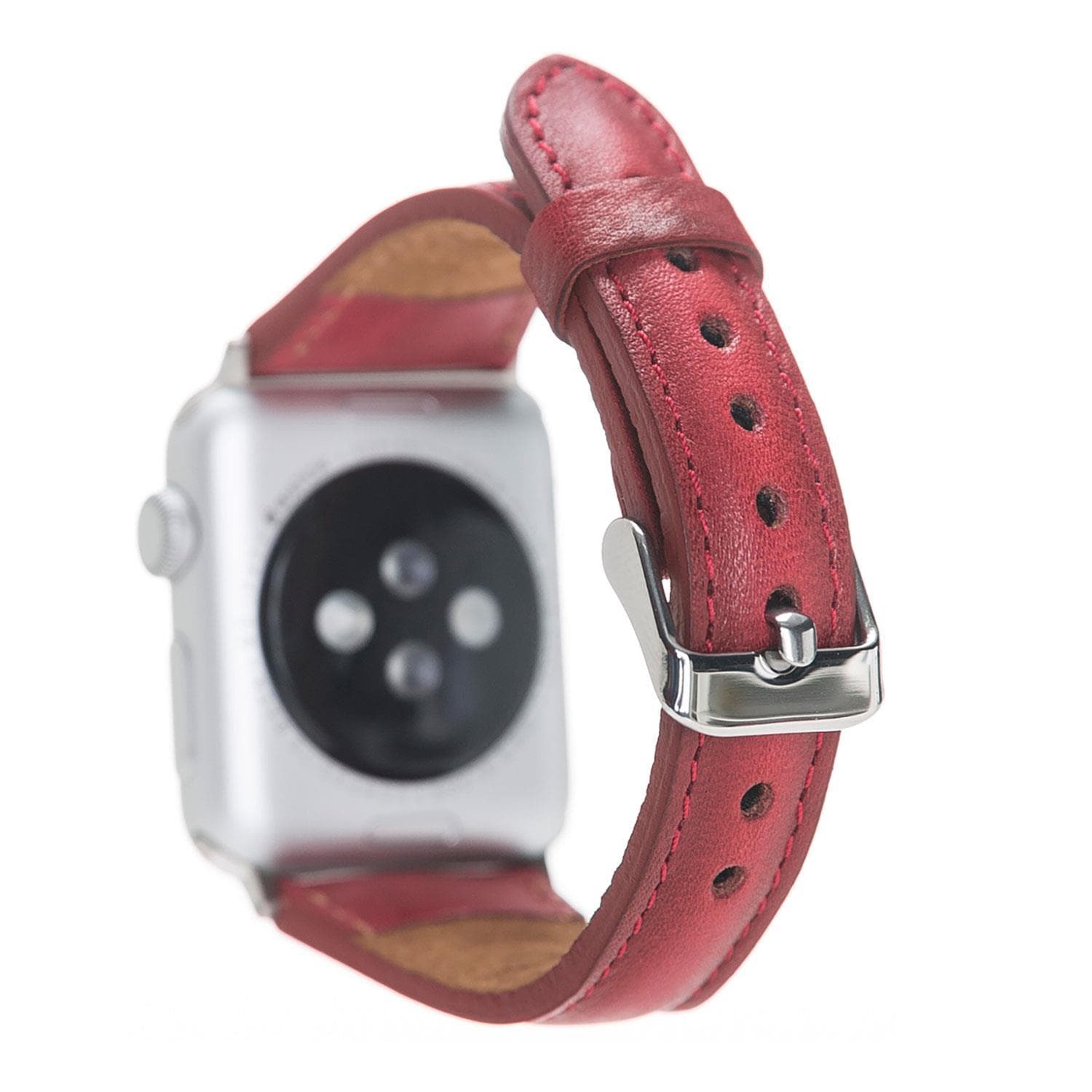 Classic Slim Style Genuine Leather Apple Watch Band 