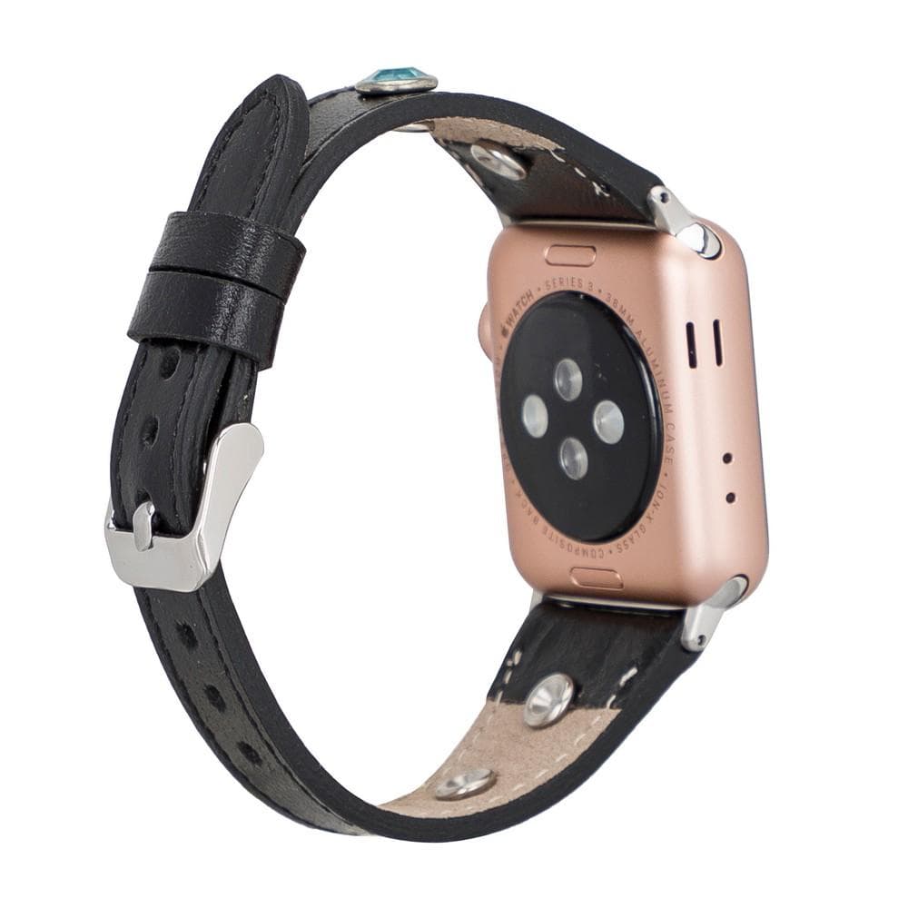 Classic Slim Style Genuine Leather Apple Watch Band 