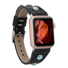 Classic Slim Style Genuine Leather Apple Watch Band 