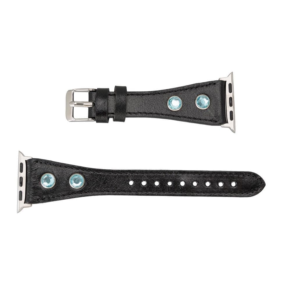 Classic Slim Style Genuine Leather Apple Watch Band 