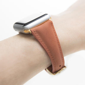 Classic Slim Style Genuine Leather Apple Watch Band 