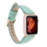 Classic Slim Style Genuine Leather Apple Watch Band 