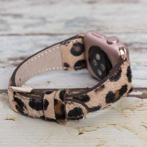 Classic Slim Style Genuine Leather Apple Watch Band 