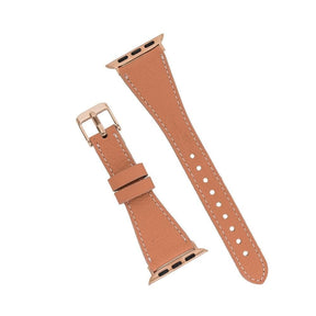 Classic Slim Style Genuine Leather Apple Watch Band 