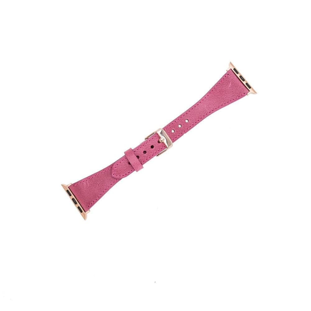 Classic Slim Style Genuine Leather Apple Watch Band 