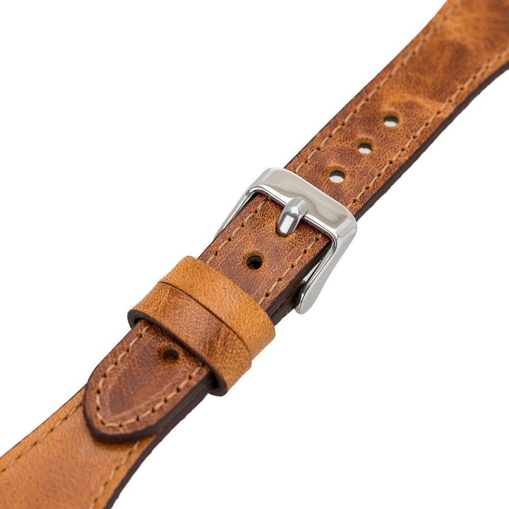 Classic Slim Style Genuine Leather Apple Watch Band 