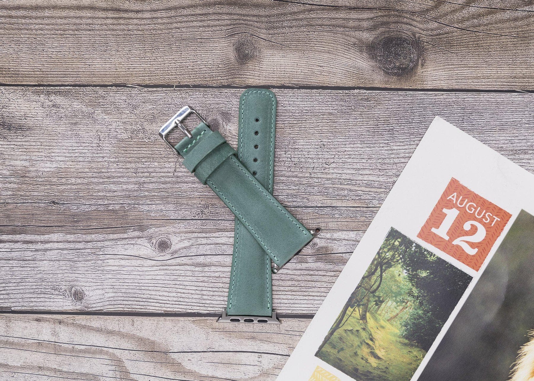 Classic Style Genuine Leather Apple Watch Band 
