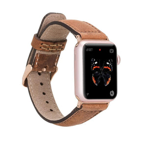 Classic Style Genuine Leather Apple Watch Band 