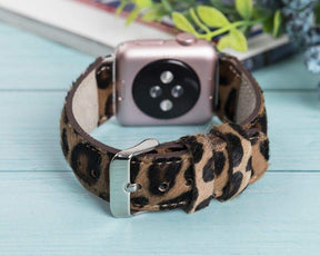 Classic Style Genuine Leather Apple Watch Band 