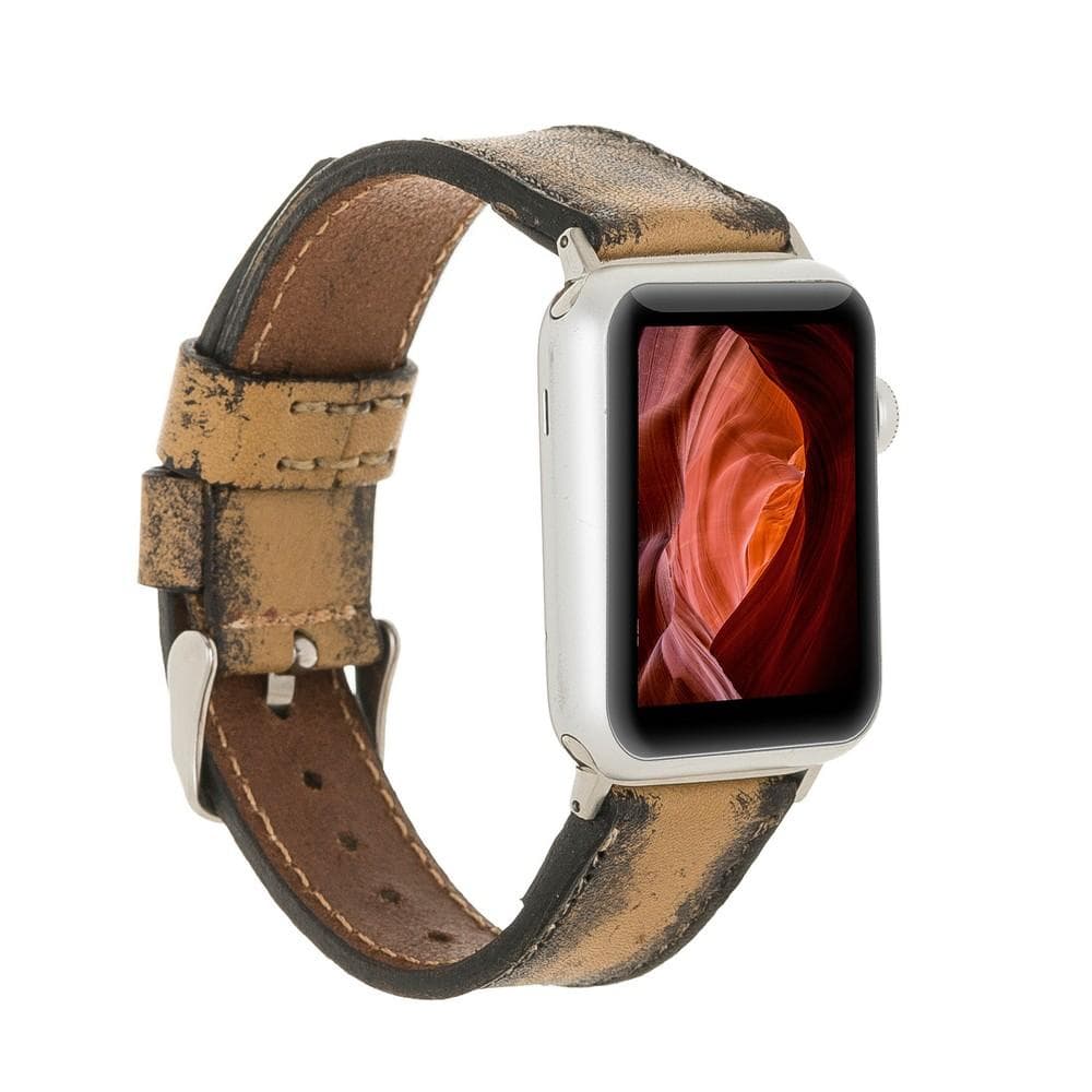 Classic Style Genuine Leather Apple Watch Band 