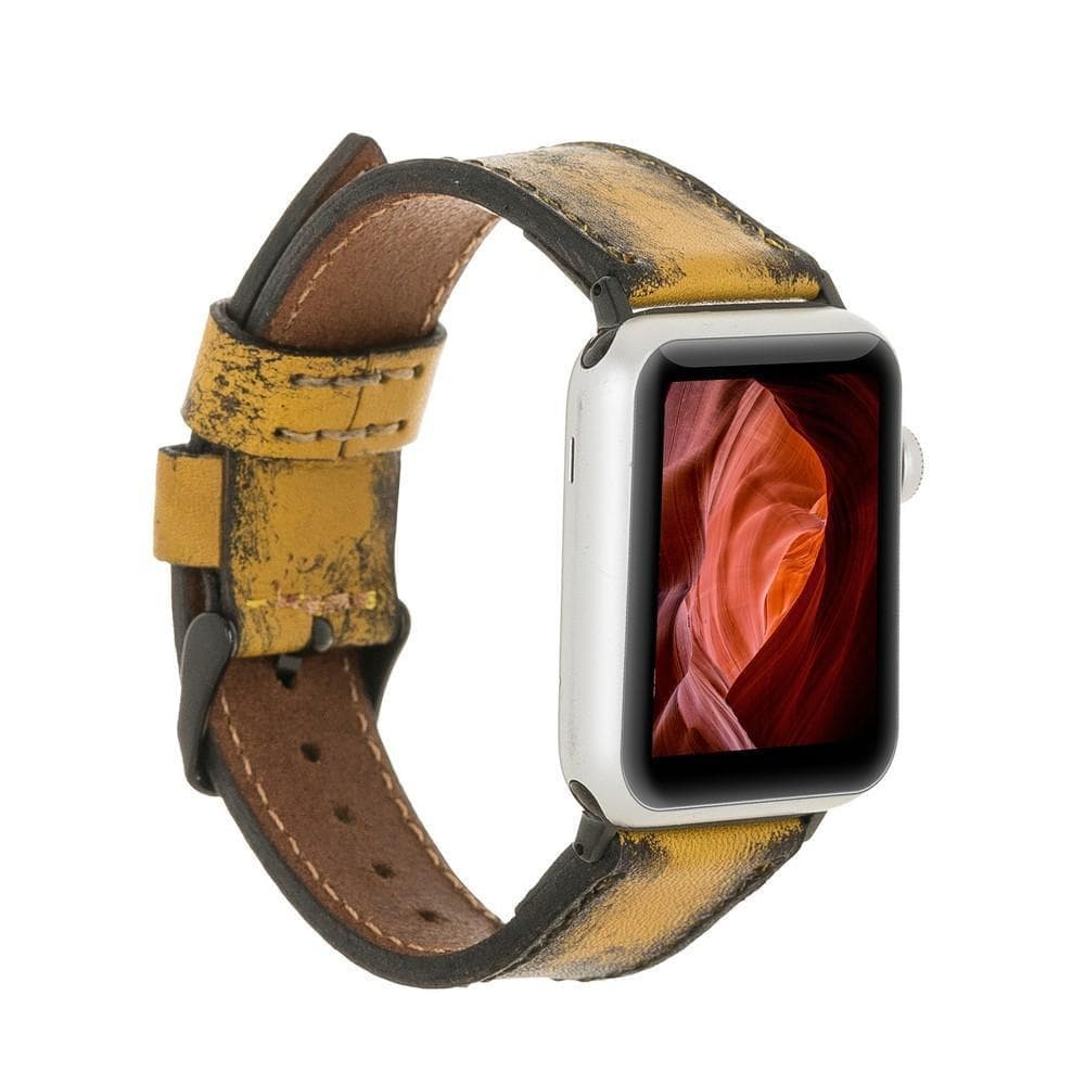 Classic Style Genuine Leather Apple Watch Band 