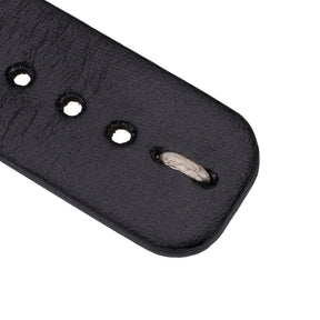 Apple-Watch-Armband aus echtem Leder im Manschettenstil