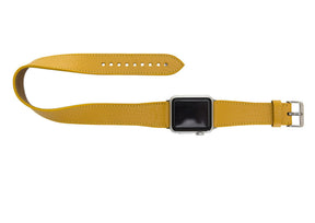 Apple-Watch-Armband aus echtem Leder im Double-Tour-Stil – DT 