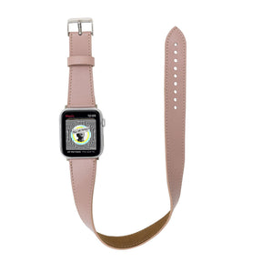 Apple-Watch-Armband aus echtem Leder im Double-Tour-Stil – DT 