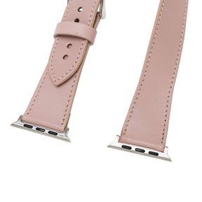 Apple-Watch-Armband aus echtem Leder im Double-Tour-Stil – DT 