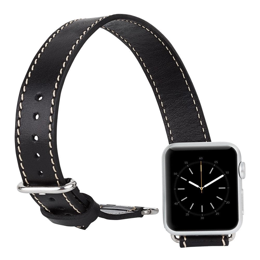 Apple-Watch-Armband aus echtem Leder im Double-Tour-Stil – DT 