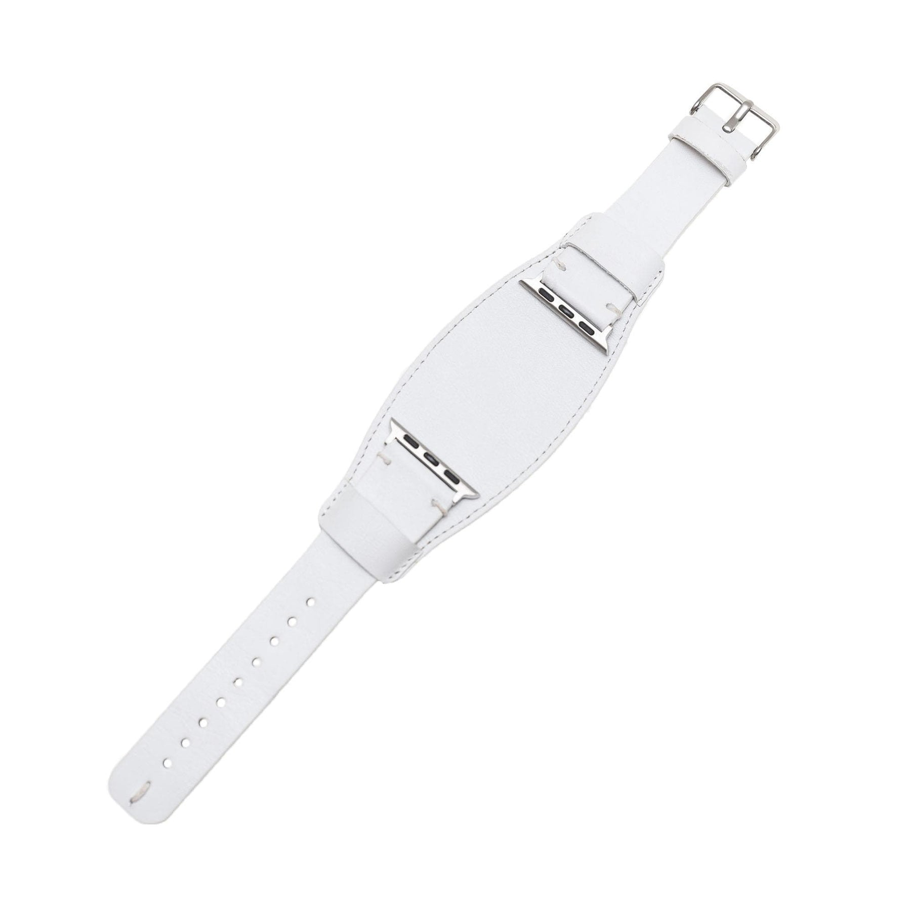 Apple Watch-Armband aus echtem Leder im Pulsar-Manschettenstil